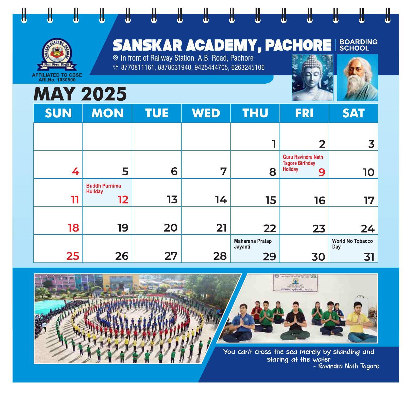 Calendar Page 1