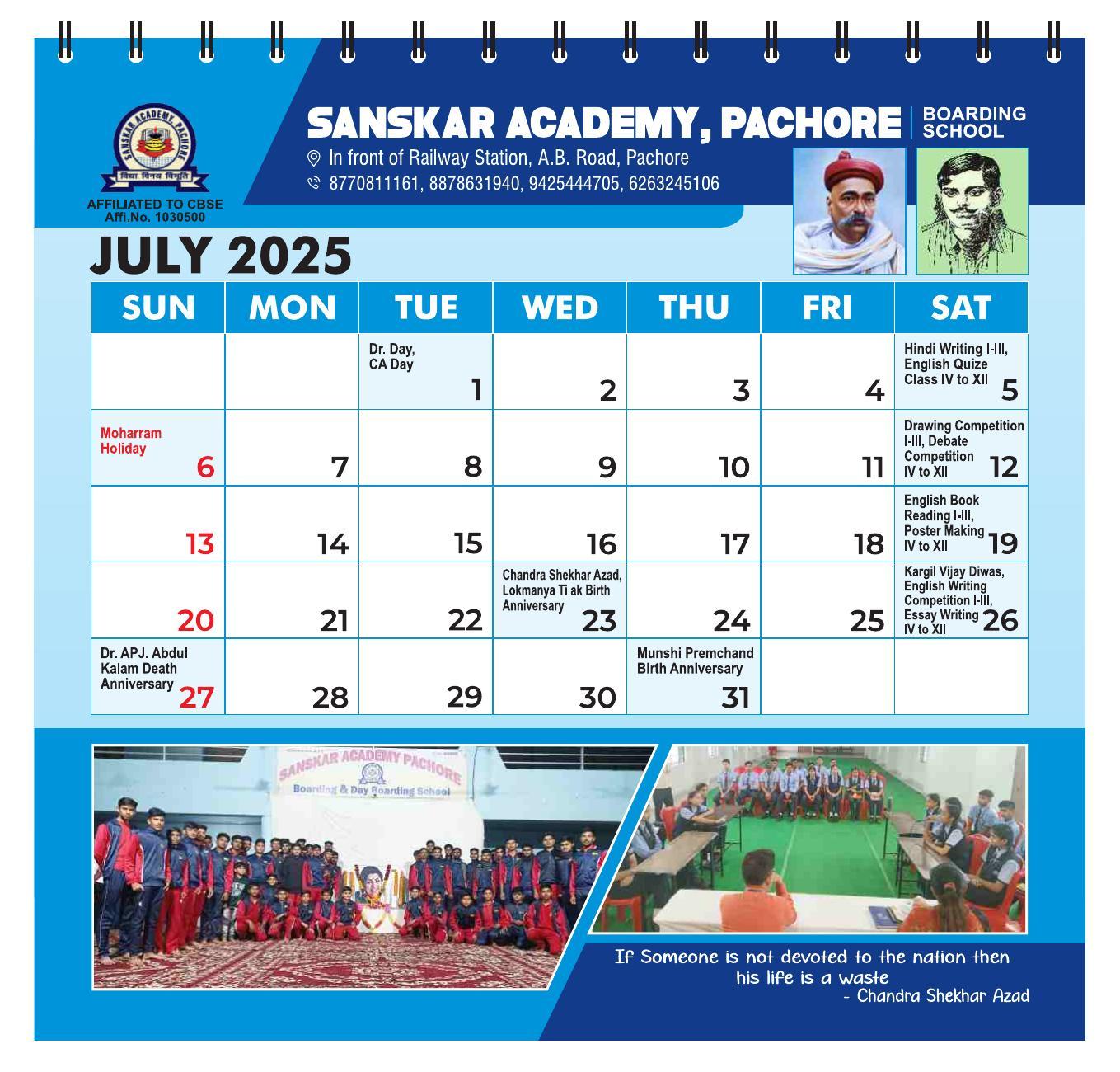 Calendar Page 2